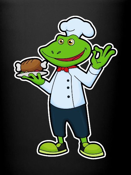 Frosch Koch Hähnchen Kochen