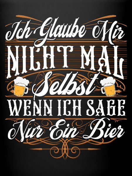 Lustiger Bier Spruch