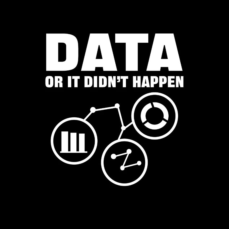 Data or it didn't happen. Data analysis