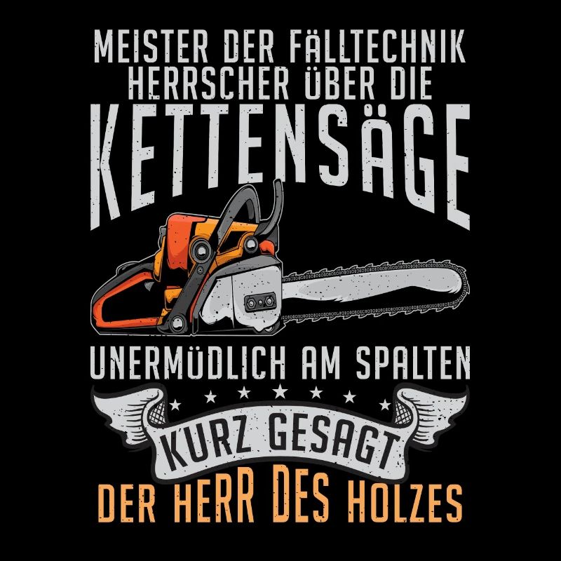 Meister der Fälltechnik Herr Des Holzes