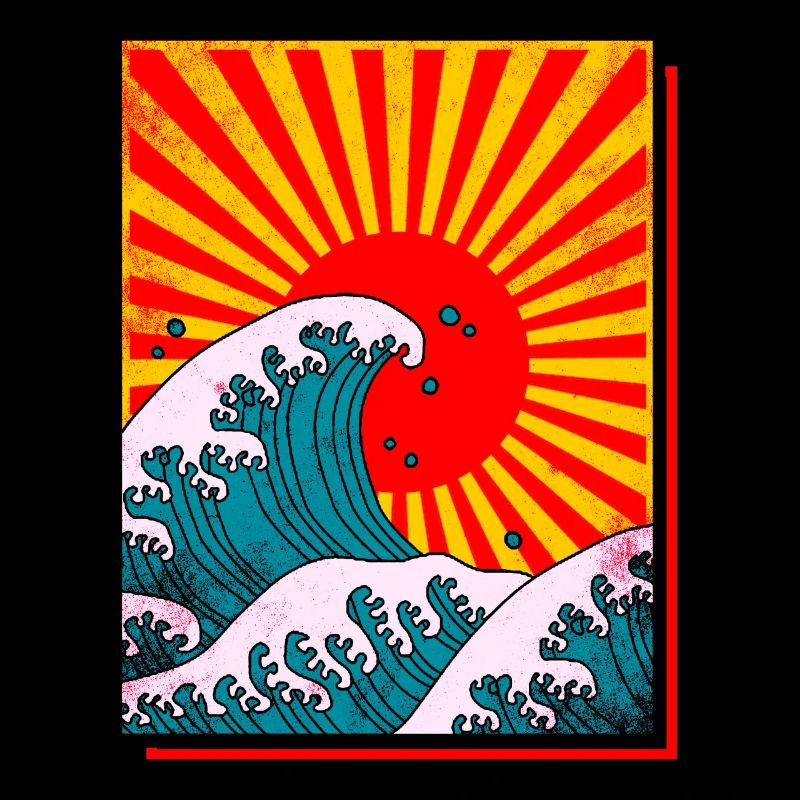 Grosse vague au Japon
