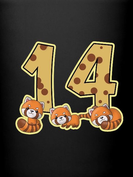 14 Anniversaire Panda Roux
