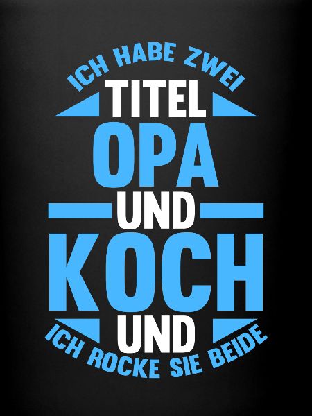 Küchenchef Opa Koch