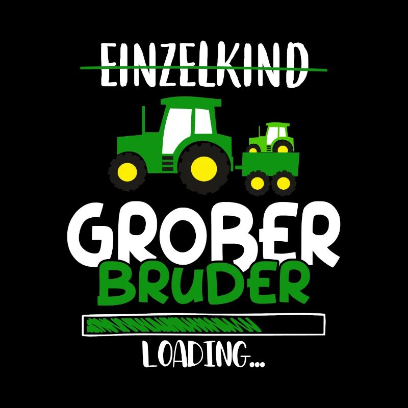 Einzelkind Großer Bruder Loading Traktor
