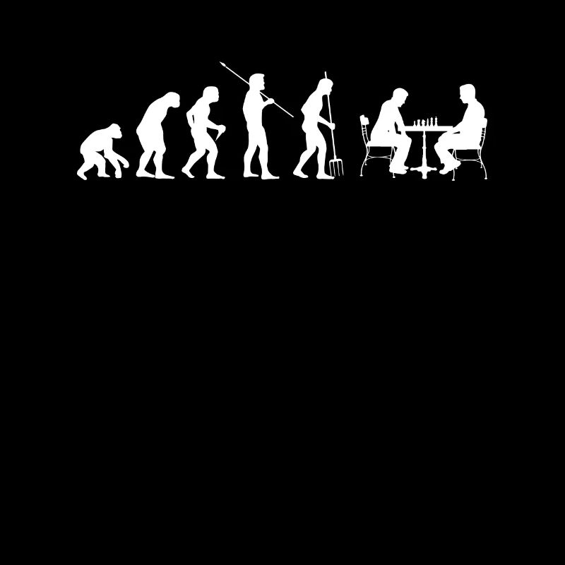 Evolution Schach Spieler Shirt