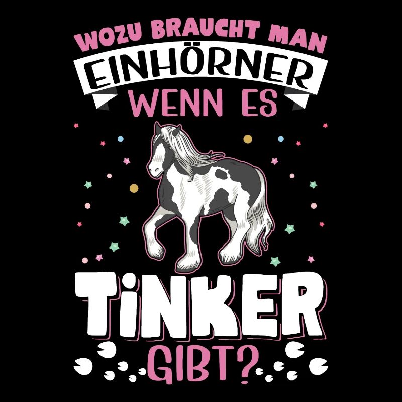 Irish Tinker Pferd Einhorn