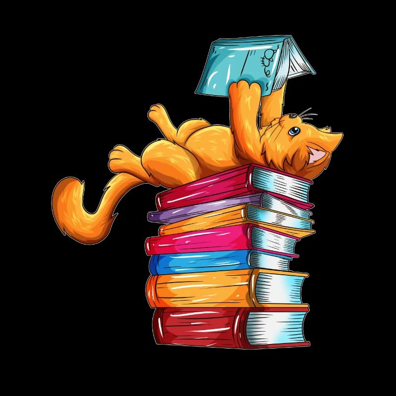 Cats Books Newspaper Reader Reader Outfit