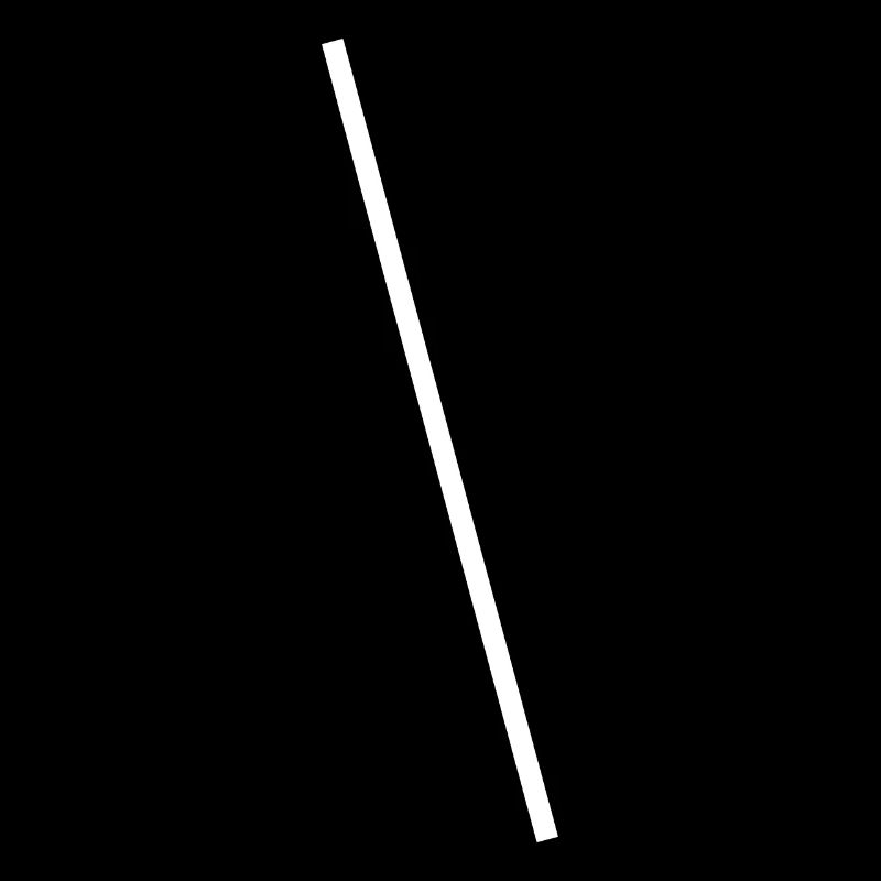 Barre oblique blanche Conception simple