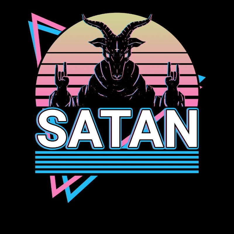 Baphomet Chèvre Satan Pentagramme Occulte Satanique