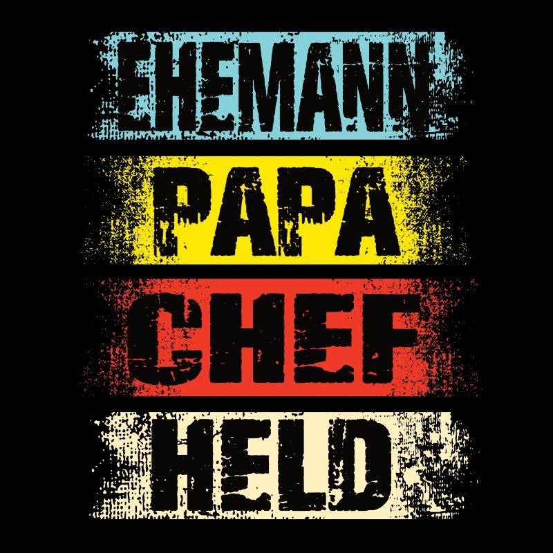 Ehemann Papa Chef Held