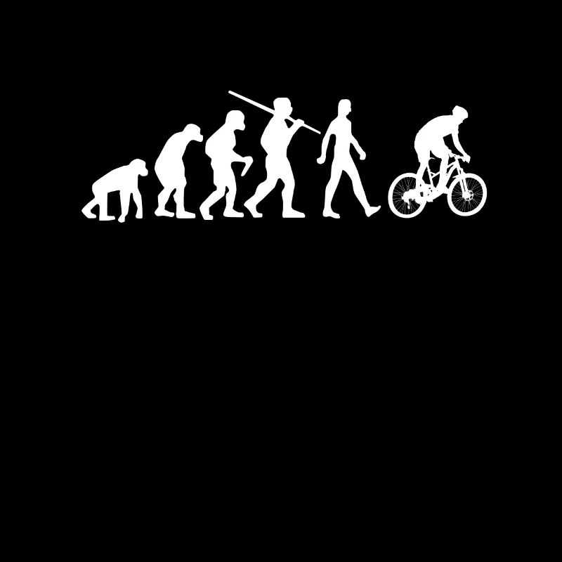 Radfahrer Evolution Biker