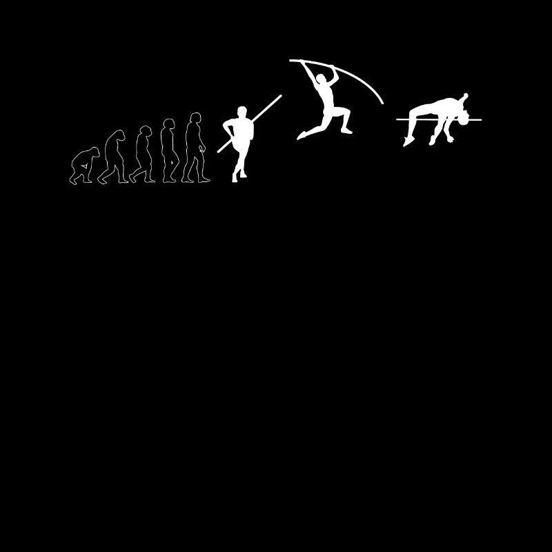 Evolution Pole Vault T-Shirt Cadeau