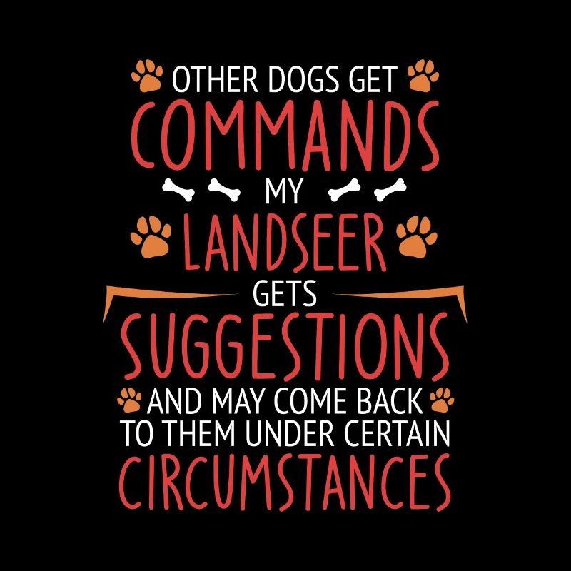 Landseer Commandes patte