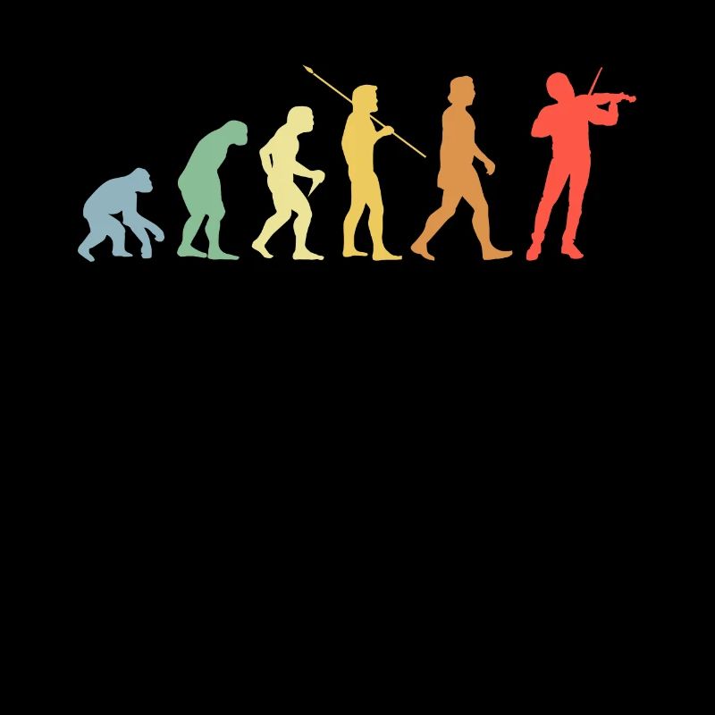 Geige Evolution Retro Violine Geigespieler