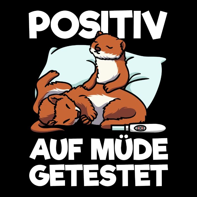 Wiesel Positiv Auf Müde Getestet Schlafshirt