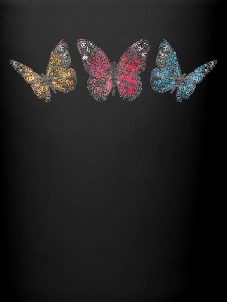 Papillons Jardin Fleurs Fleurs