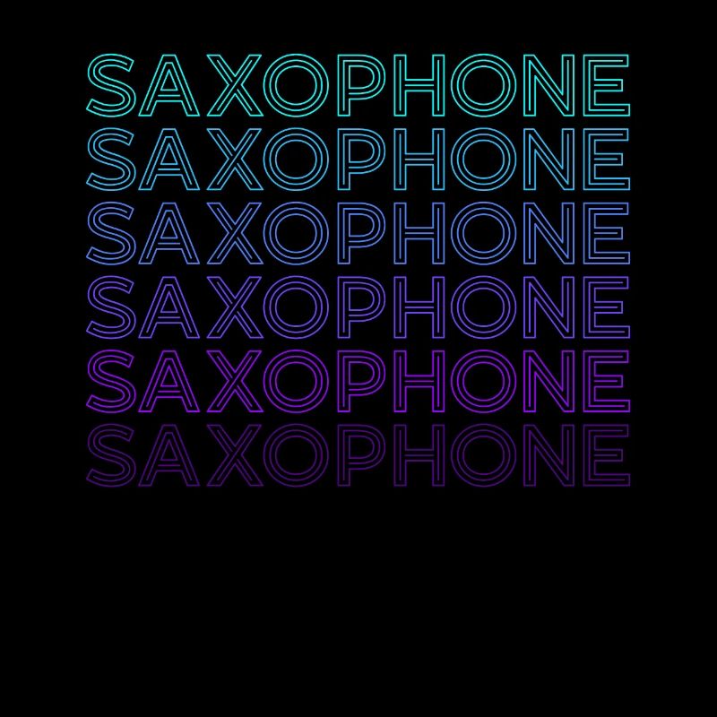 Saxophoniste Saxophoniste Sax Retro