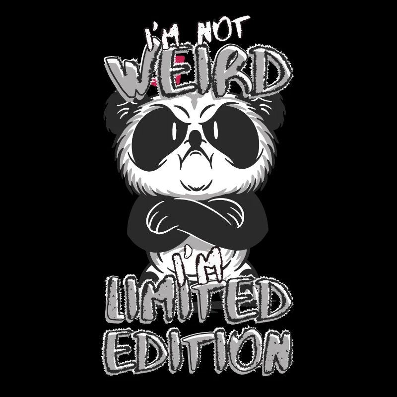 Annoyed Cartoon Panda - Édition Limitée - Dicton