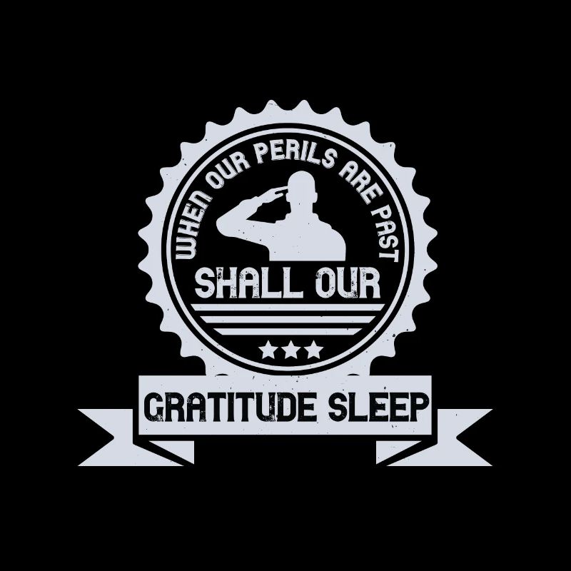 When our perils are past, shall our gratitude