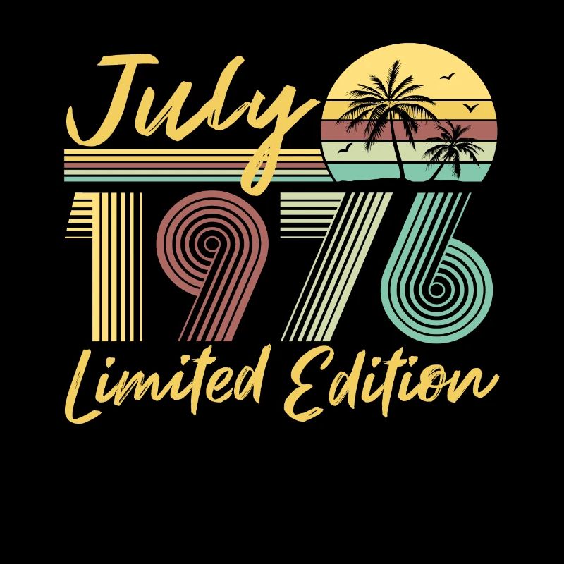 Juli 1976 Limited Edition Geburtstag Geschenk