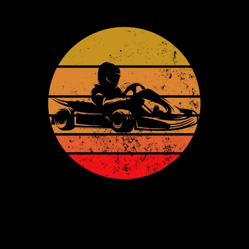 Vintage Kart Retro Go-Kart Geschenkidee