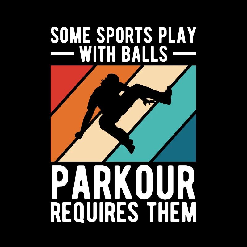 Parkour Vintage Retro Spruch Geschenk