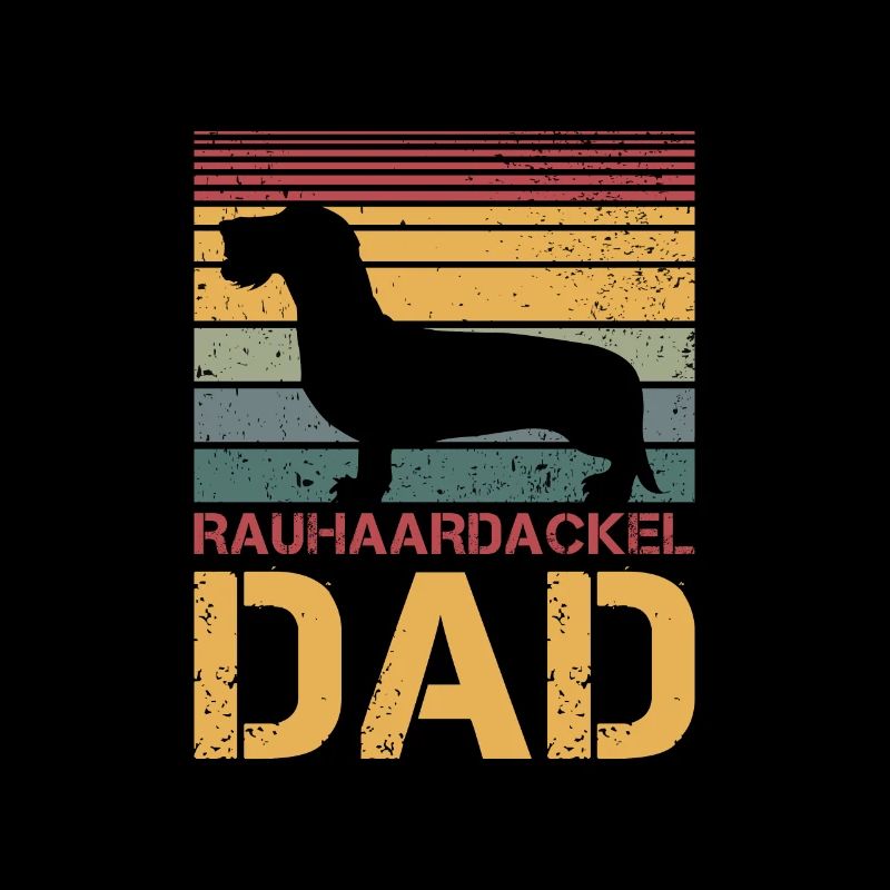 Rough-haired dachshund Dad