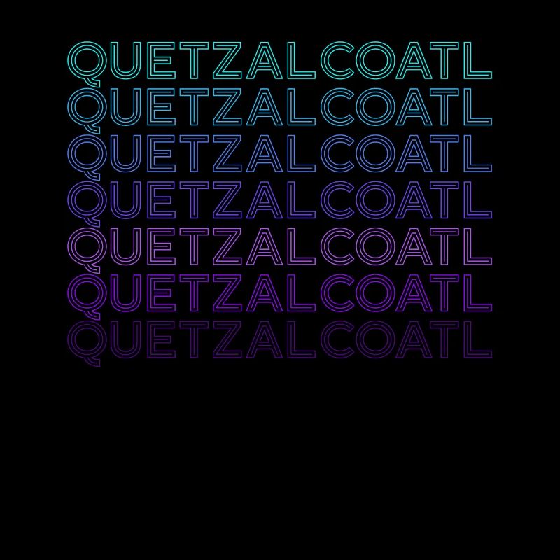 Quetzalcoatl Ancient Deity Aztecs Maya Retro