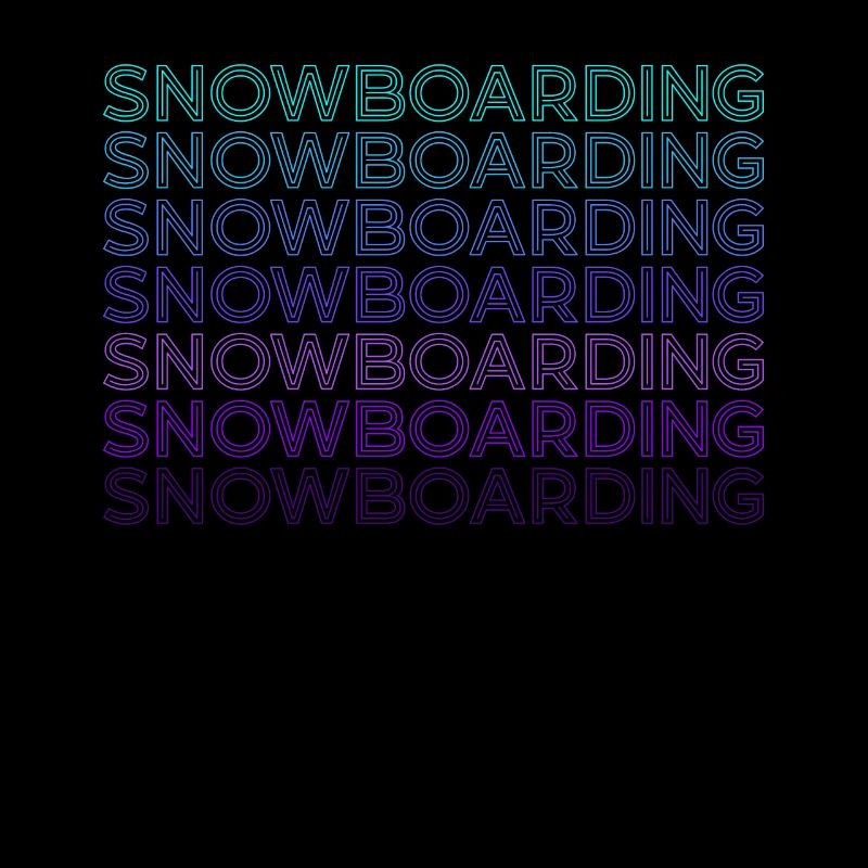 Snowboard Snowboard Snowboarder Rétro