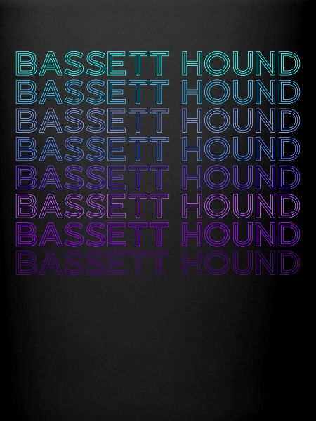 Bassett Hound Rétro