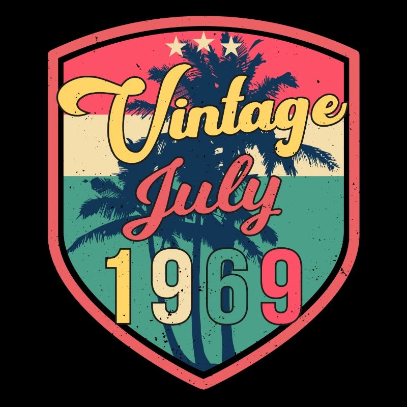 Retro 1969 Im Juli