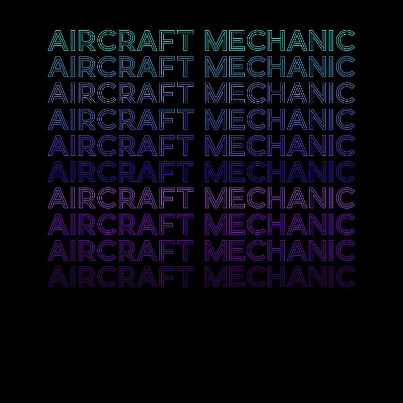 Fluggerätmechaniker Luftfahrt Retro