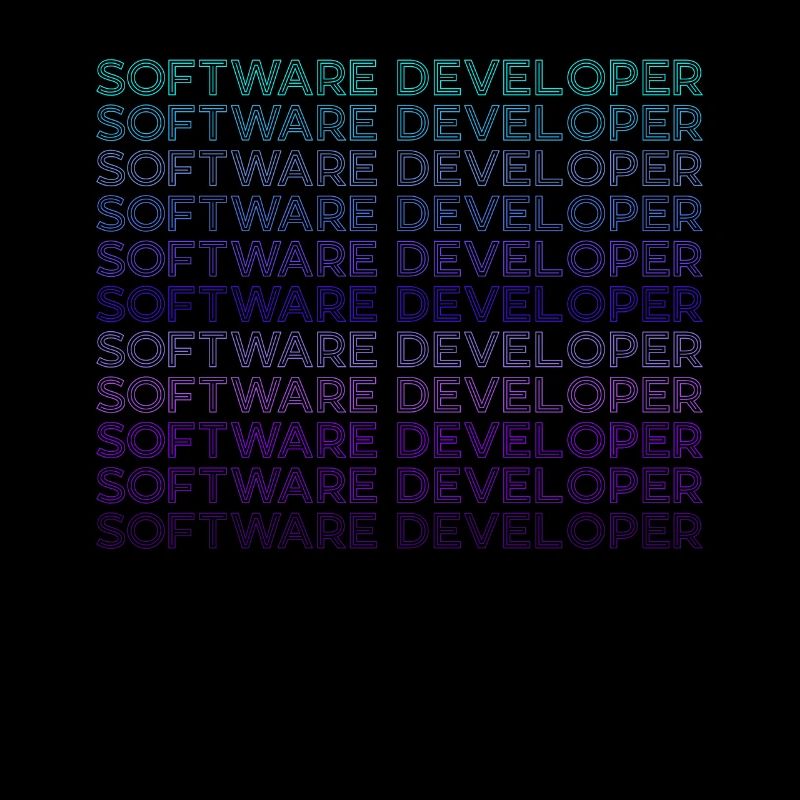 Softwareentwickler Computerprogrammierer Retro