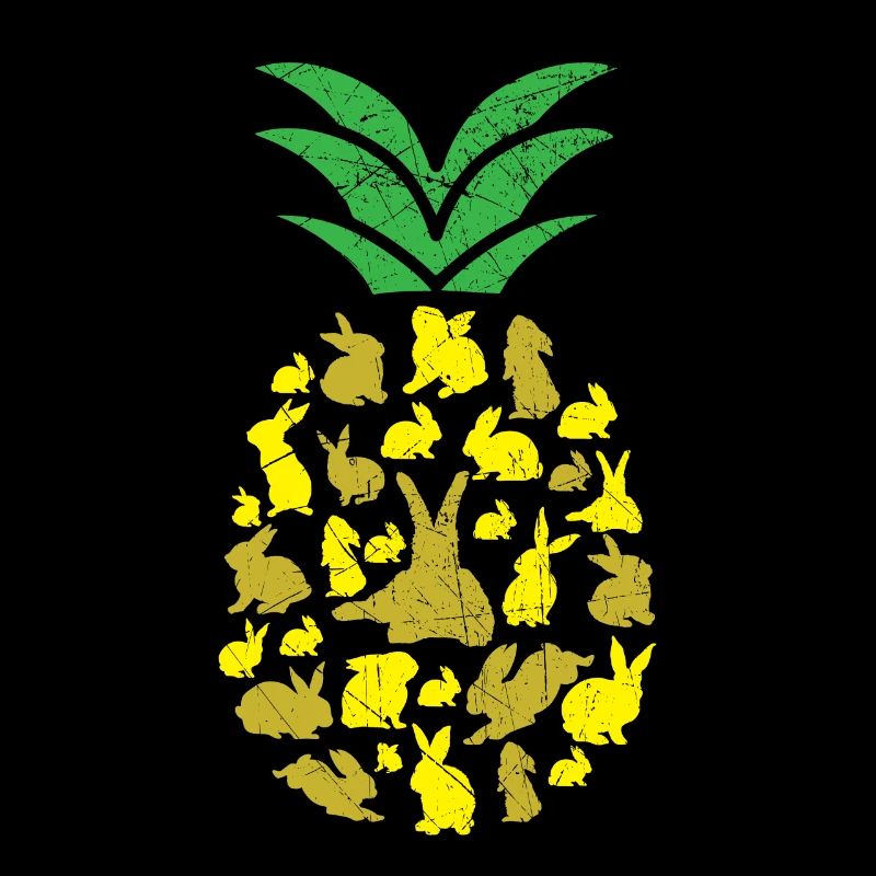 Pineapple Lover Hello Summer Vacation Rabbit Owner