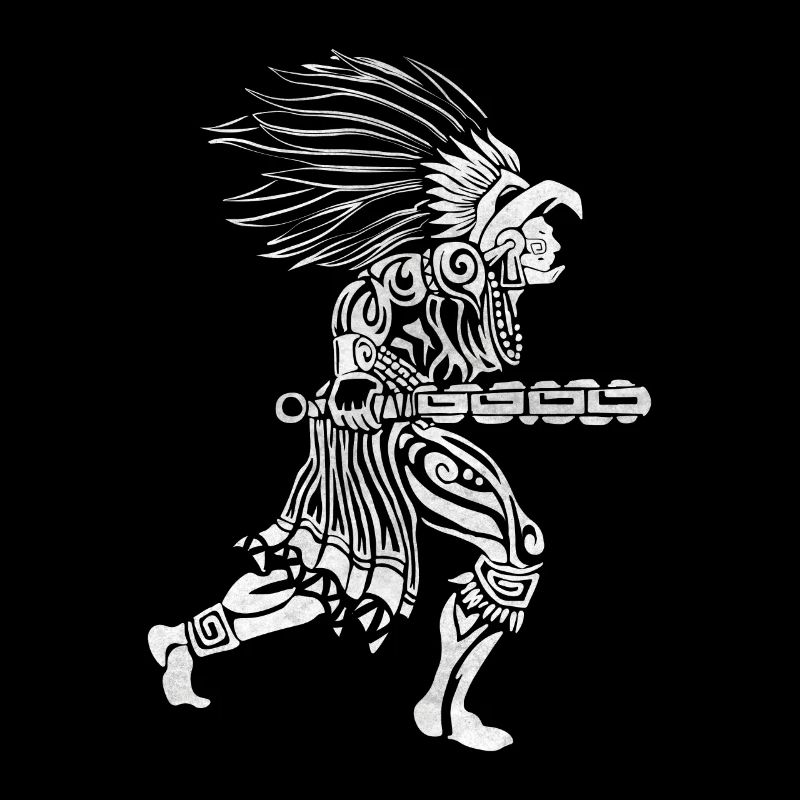 Aztec Jaguar Warrior Ancient Mayan Warrior