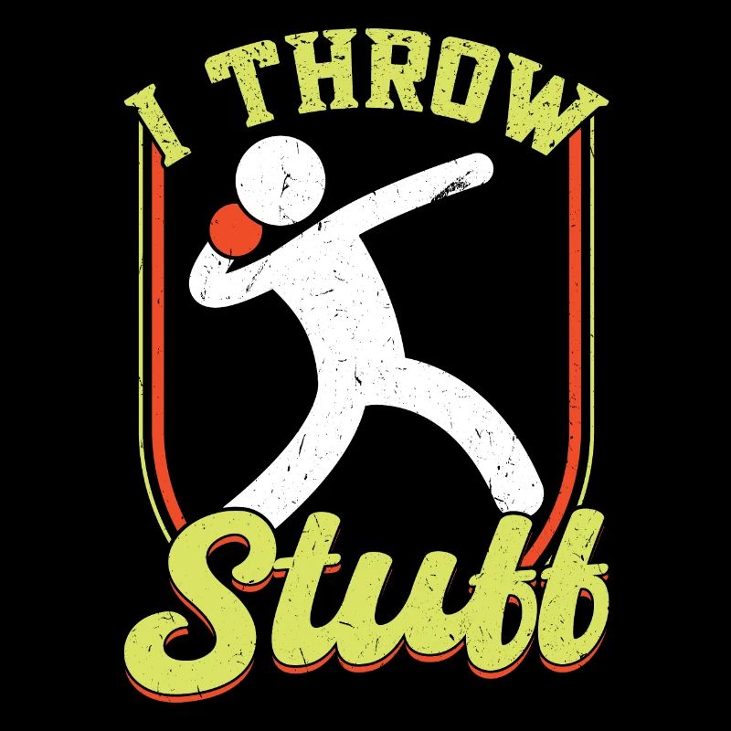 I throw things discus throw and shot put athlete