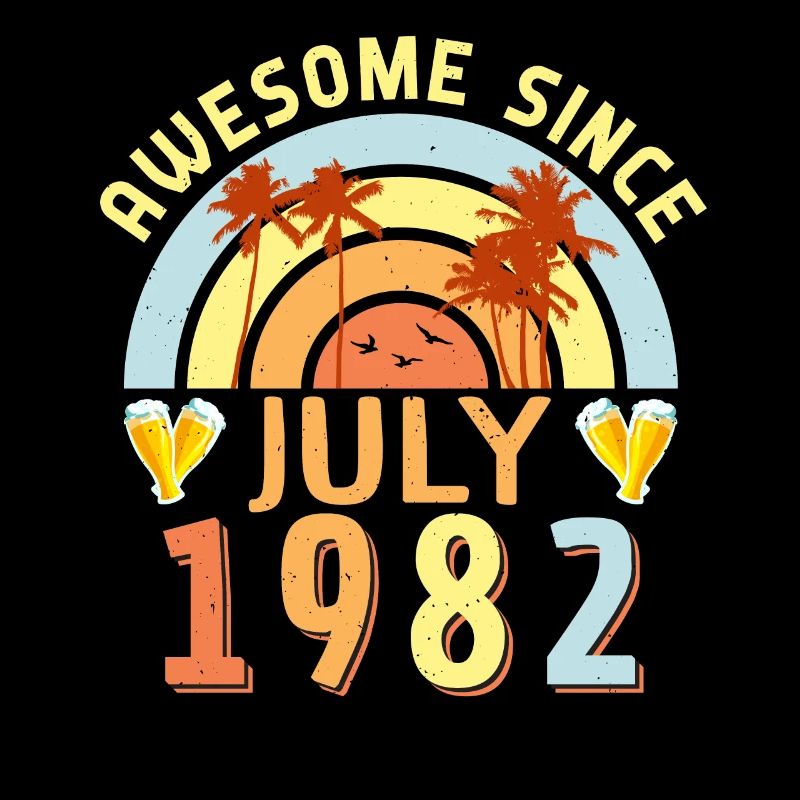July 1982 40th birthday
