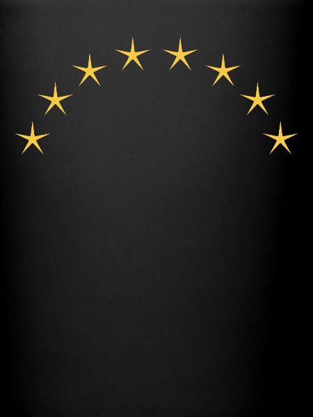 Goldenes Sternenbogen Design