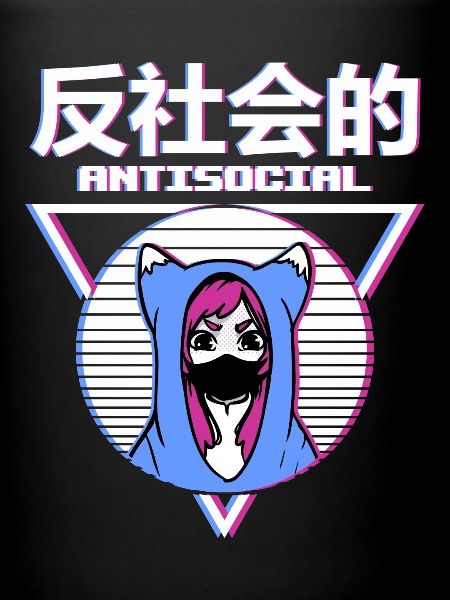 Fille japonaise antisociale