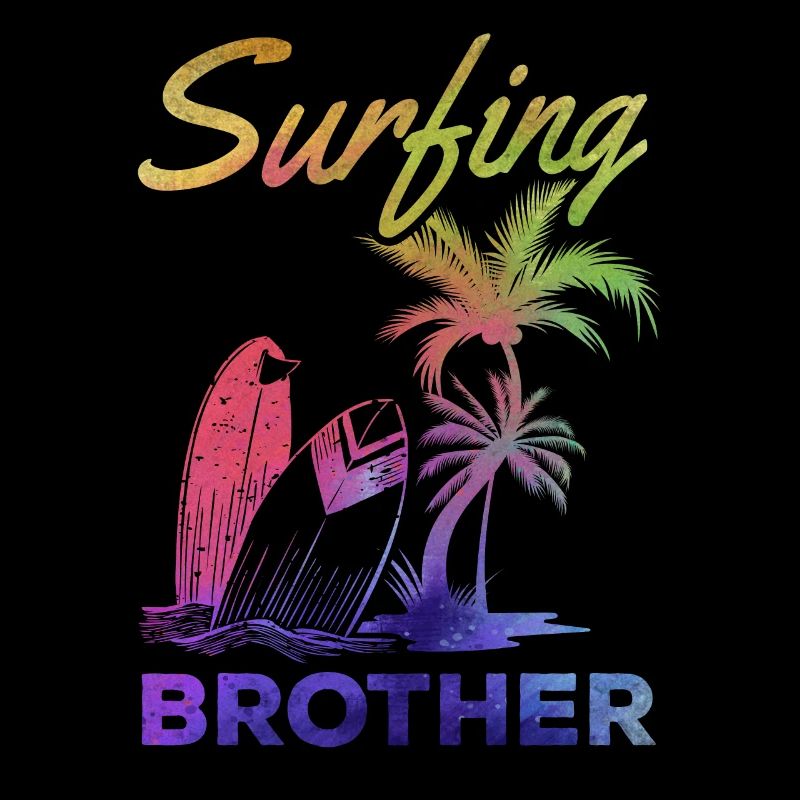 Surfboard Surfing Brother Wave Surfer Brother Surf