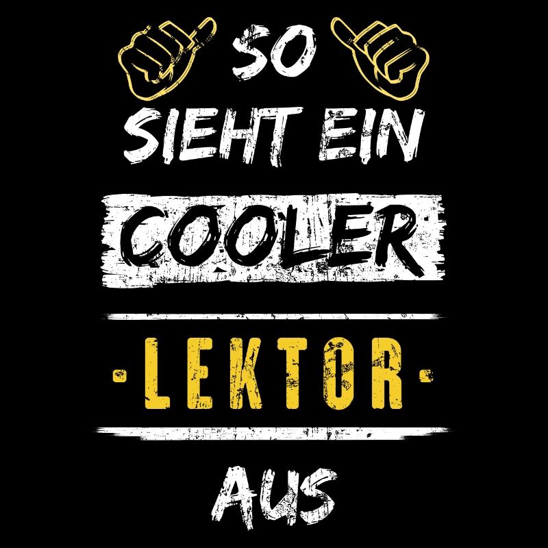 So Sieht Ein Cooler Lektor Aus Arbeitsshirt