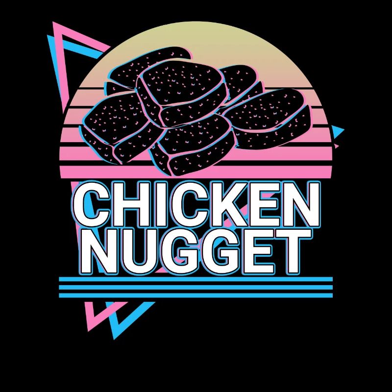 Chicken Nugget Retro Gift