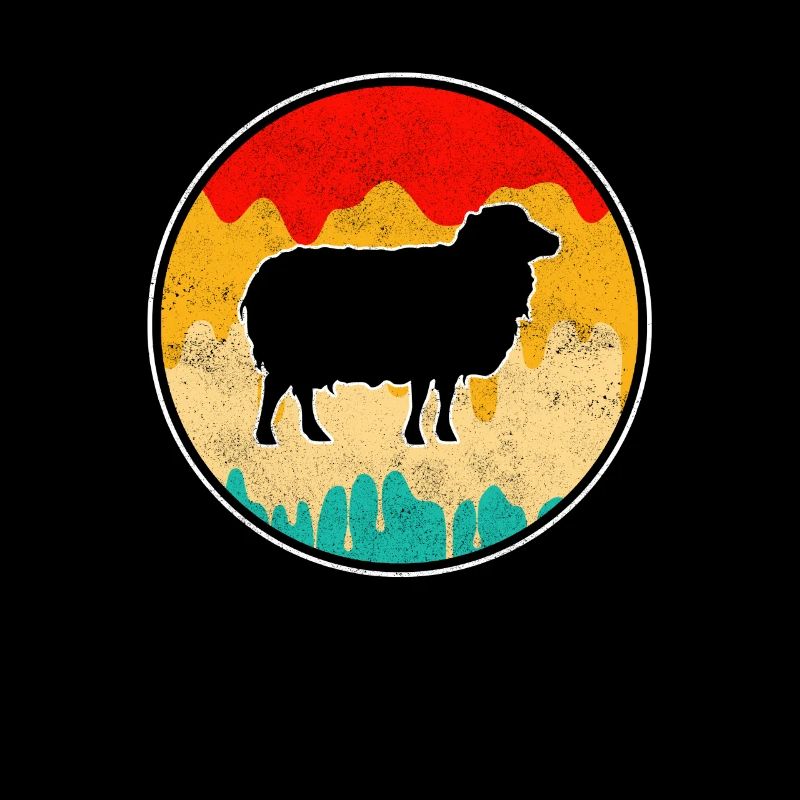 Schaf Retro