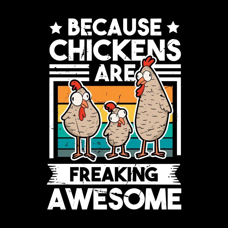 Parce que les poulets sont effrayants Hühner