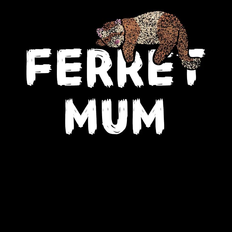 Frettchen Ferret Otter Muttertag