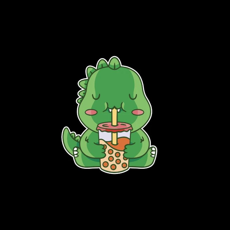 Cooler Bubble Tea T-Rex