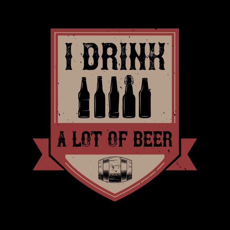 Ich trinke viel Bier