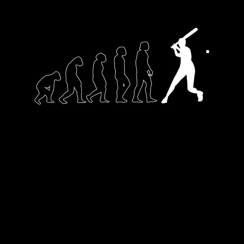 Evolution Baseball Shirt Geschenk