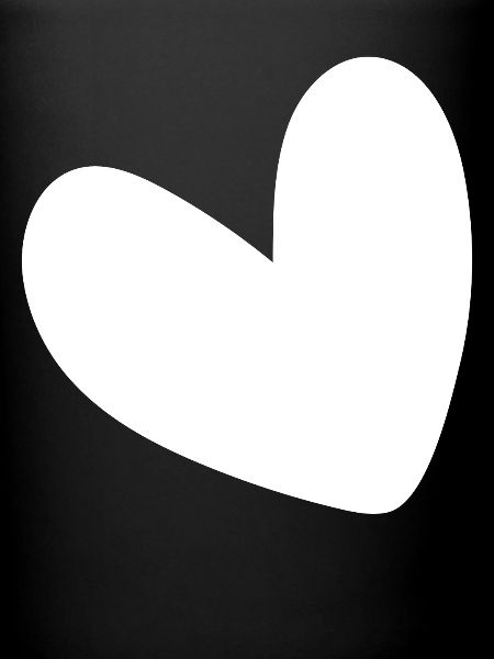 Cœur Blanc Simple