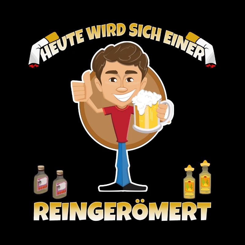 Junggesellenabschied Alkohol und Feier Spruch